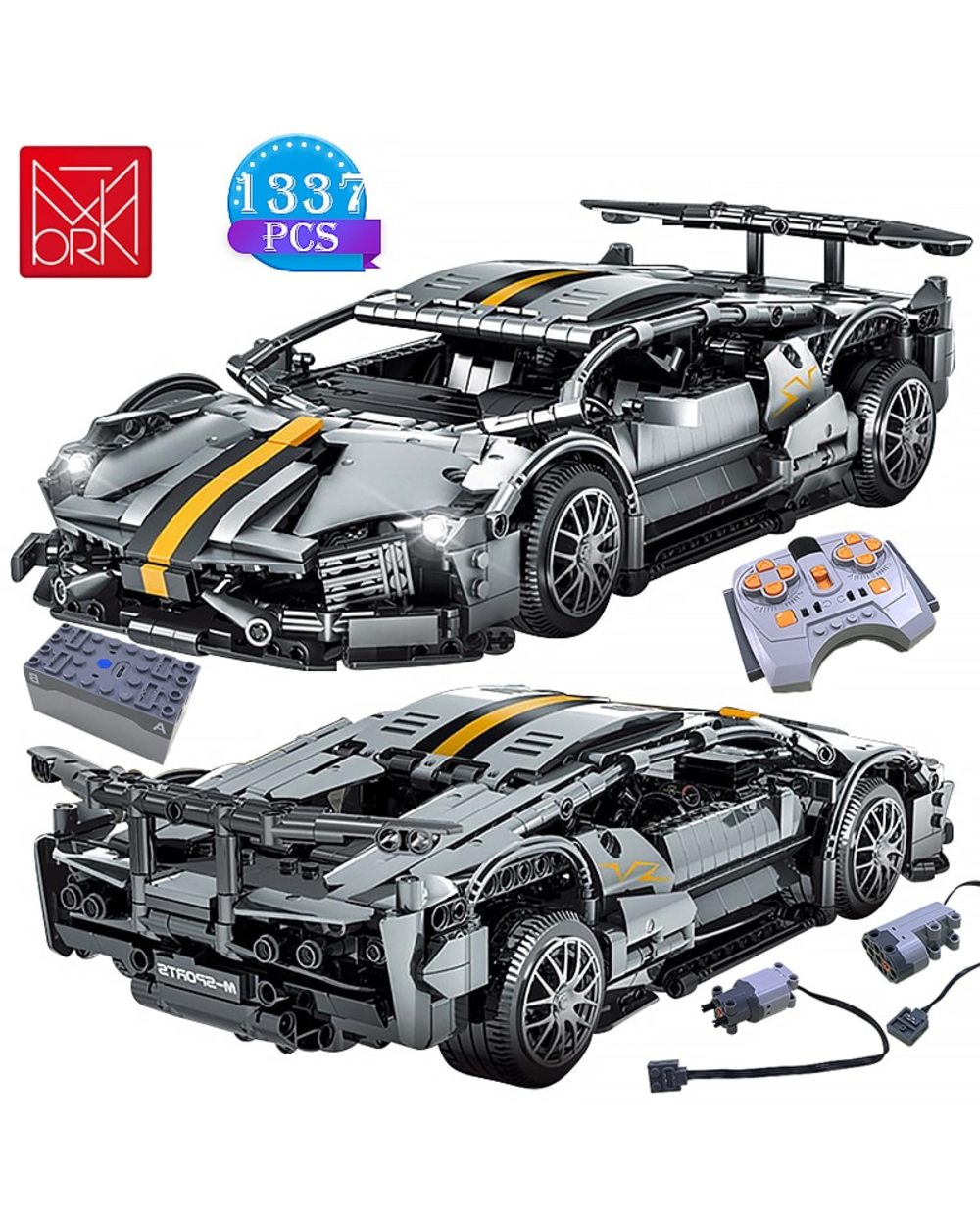 Famous Racing Car Series Building Blocks Model Bricks Childrens Assembly Diy Toys Birthday Gifts for Boyfriend front-0