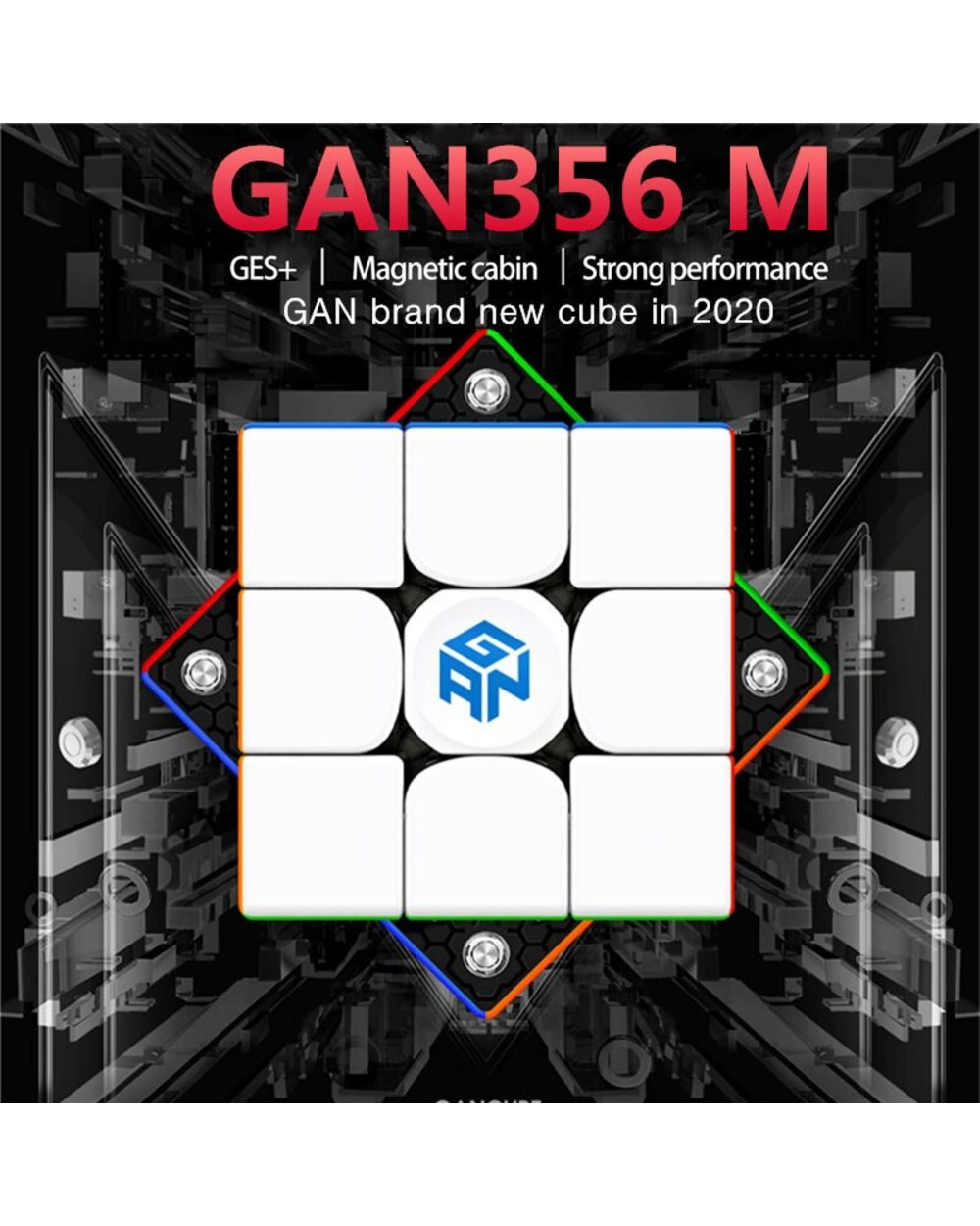 Newest 3x3x3 Magnetic magic Cube stickerless 3x3 Speed Cube Professional Puzzle Cube Educational Toys front-2