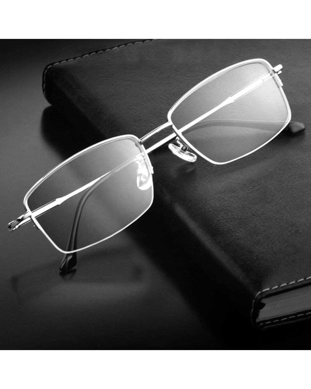 Metal Frame Reading Glasses Men Women Presbyopia Glasses Magnifying High Definition Prescription Glasses Eyewear +1.0 T front-2