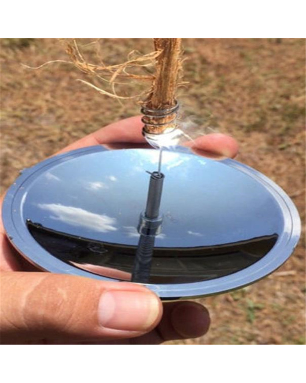 Wild Survival Tool 1Pc Solar Outdoor Camping Survival Fire Emergency Fire Ignition Camping Survival Barbecue Solar Fire front-0