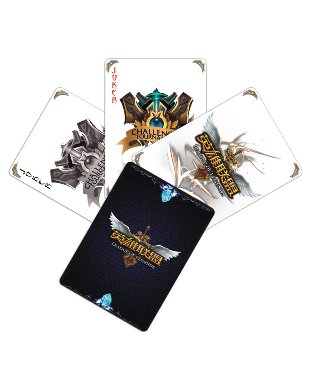 54 Sheets/Set Cartoon Lol League Of Legends Poker Cards Comics Character Collection Playing Cards Toy front-4