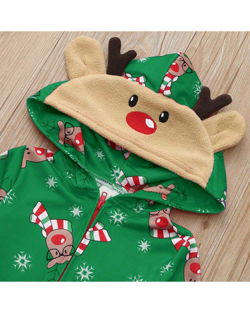 2021 Christmas Family Matching Kids Blanket Sleepers Children Pajamas Cartoon Onesies For Boys Girls Jumpsuits Kigurumi front-4