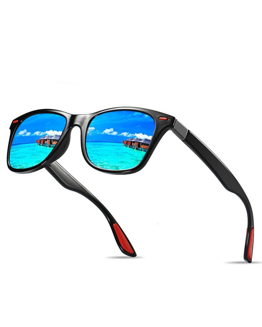 Zxwlyxgx Brand Design Classic Polarized Sunglasses Men Women Driving Square Frame Fashion Sun Glasses Male Goggle Gafas front-1