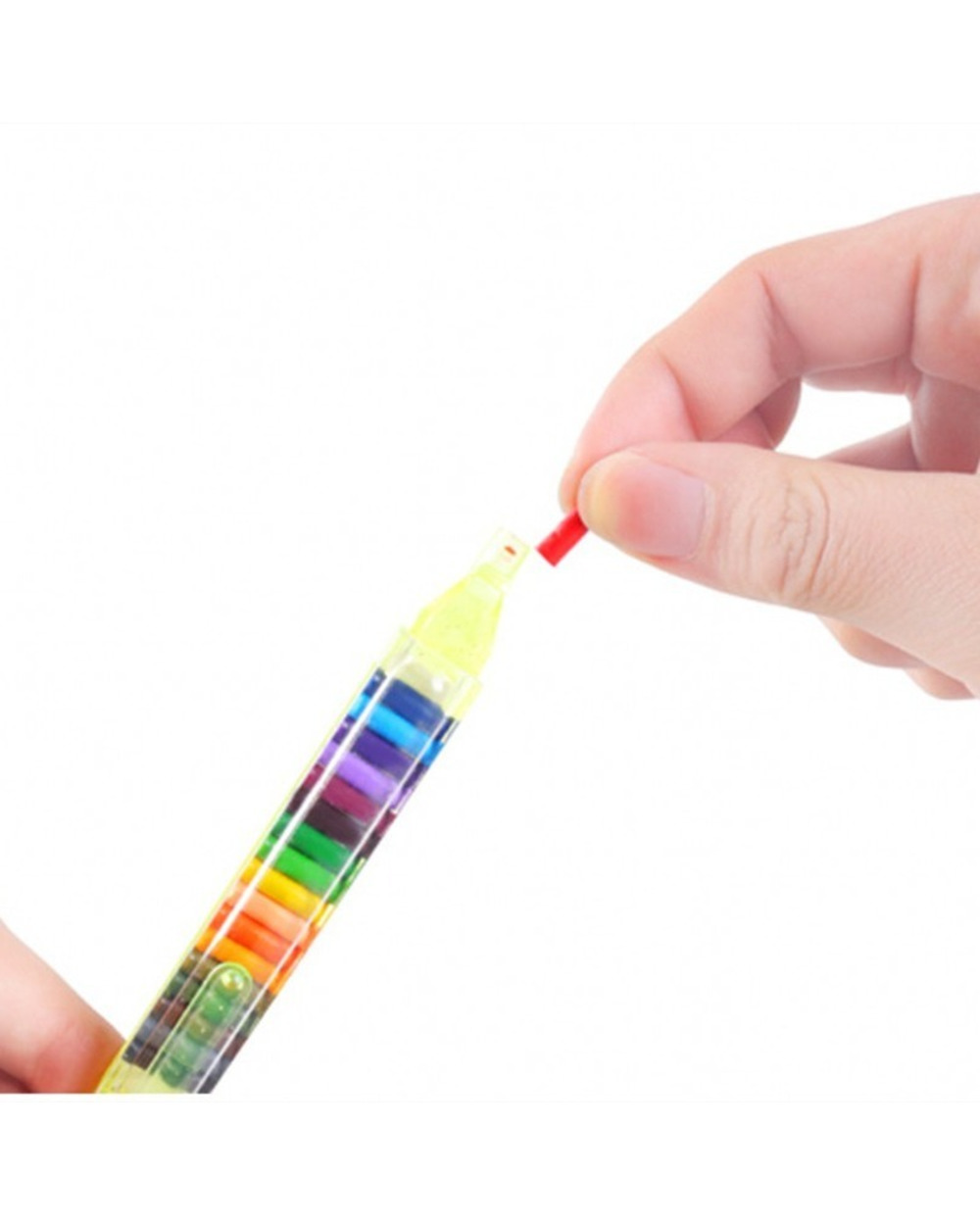 Funny 20 Colors Crayon Drawing Color Pencil Multicolor Art Writing Pen For Student Kids Gift School Stationery Supplies front-3