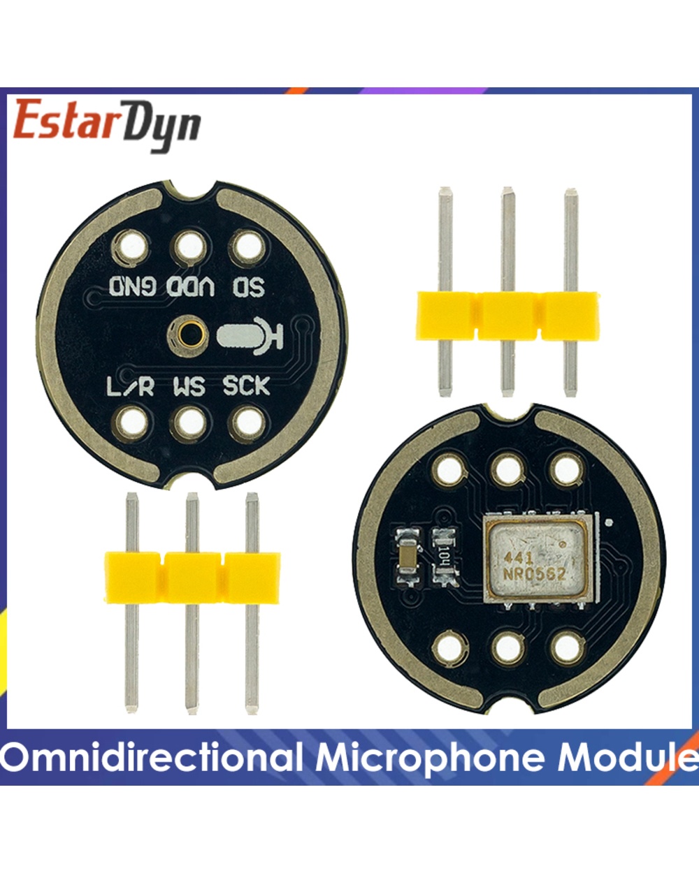 Mh-Et Live Omnidirectional Microphone Module I2s Interface Inmp441 Mems High Precision Low Power Ultra Small Volume For front-0