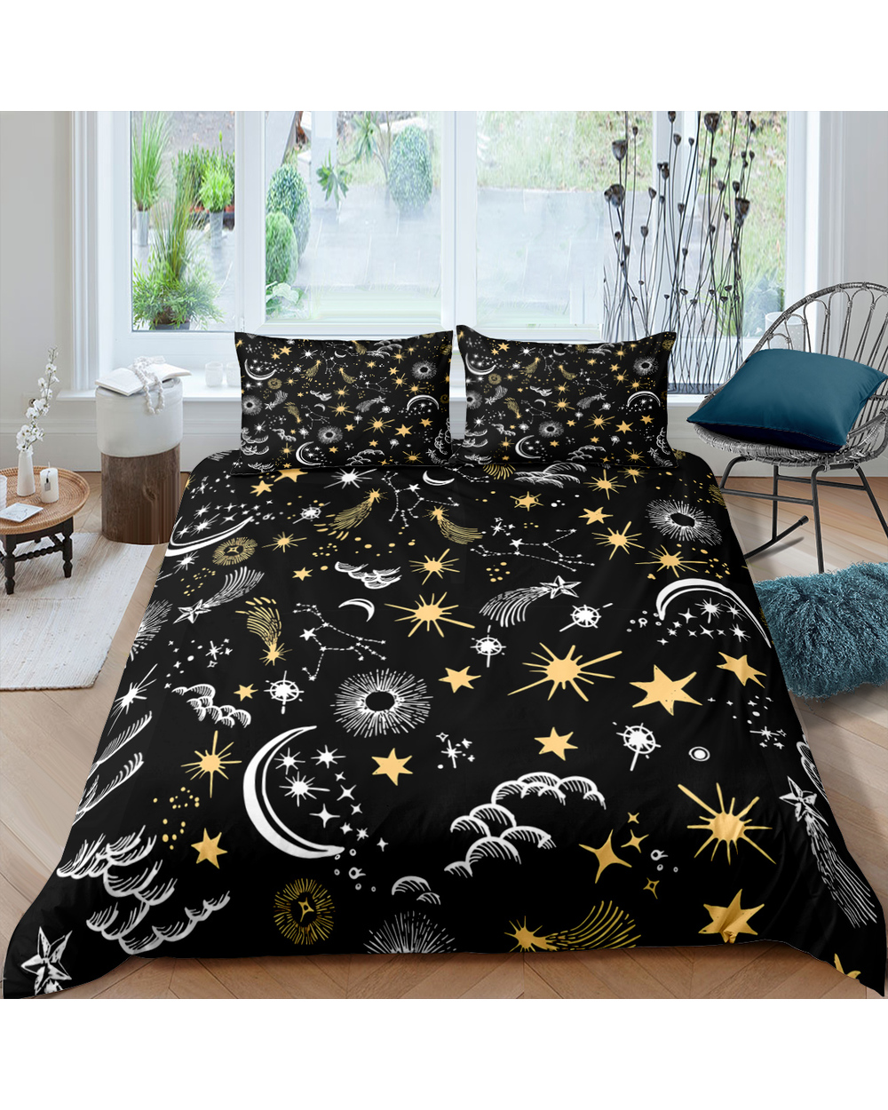 Death Moth Bedding Set Butterfly Modern 3D Print Comforter Luxury Queen King Single Size Duvet Cover Set Home Decor Geo front-3