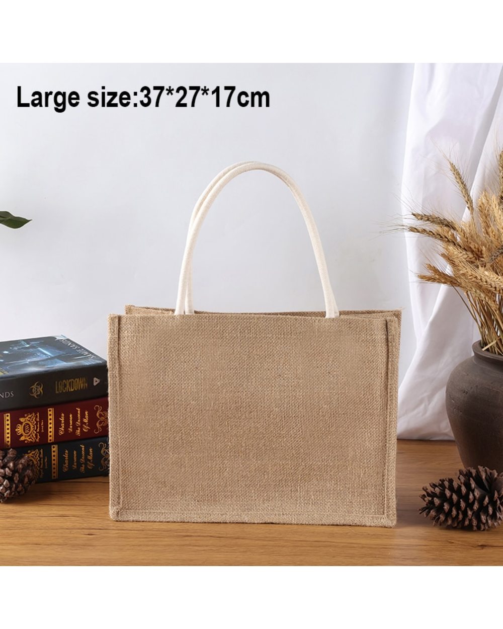 Eco Handbag Tote Reusable Grocery Shopper Bags Eco and friendly accessories front-3