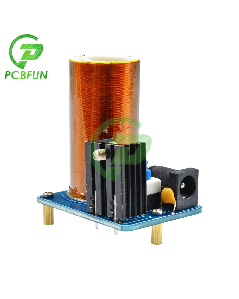 12V Bd243 Mini Tesla Coil Kit Magic Props Diy Parts Empty Lights Technology Diy Electronics Bd243c Wirelessly Transmit front-4
