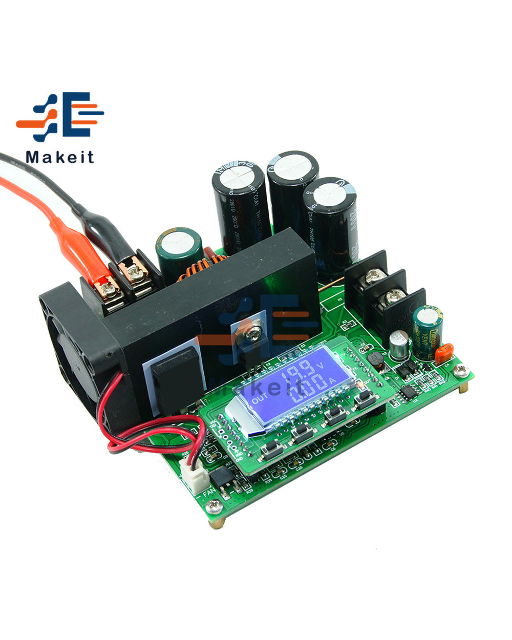 Bst900w Dc-Dc Boost Converter Lcd Display Step Up Power Supply Module 8-60V To 10-120V Voltage Transformer Module Regul front-2