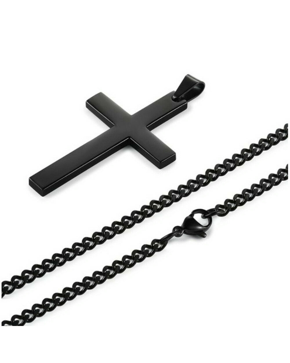 Men's Cross Necklace front-1