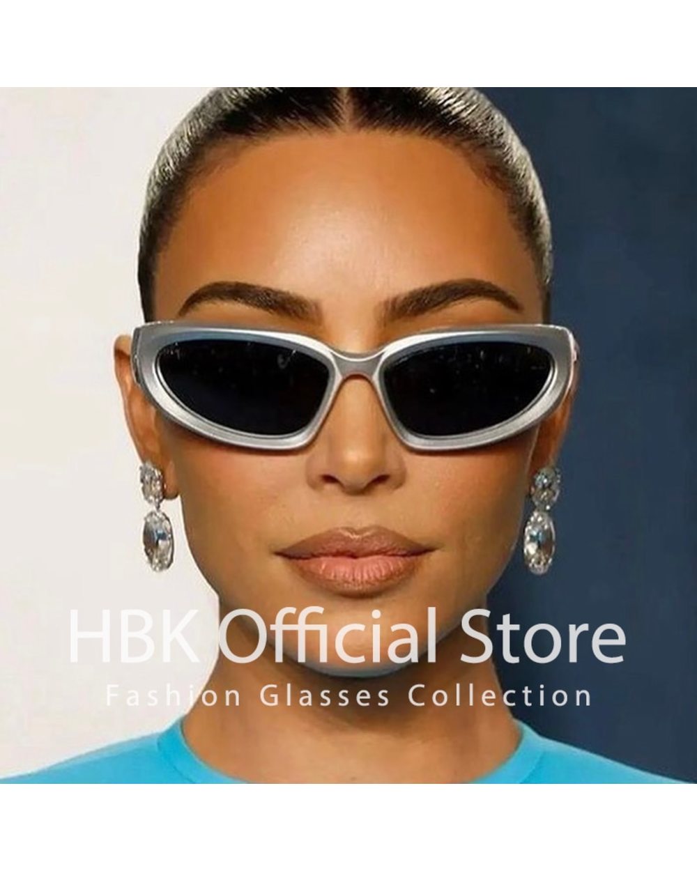 Hbk Trend Steampunk Sunglasses Goggle Women Men Fashion Sun Glasses Punk Eyewear Female Y2k Pink Mirror Shades Eyeglass front-5