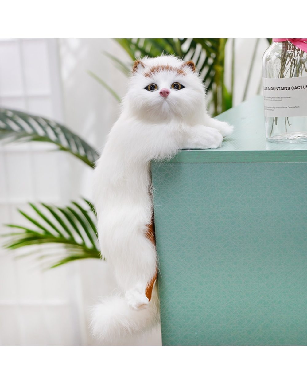 Ragdoll Cat Doll Animal Figurines Home TV Decoration Cute Kitten Model Soft Toy Child Gift front-0