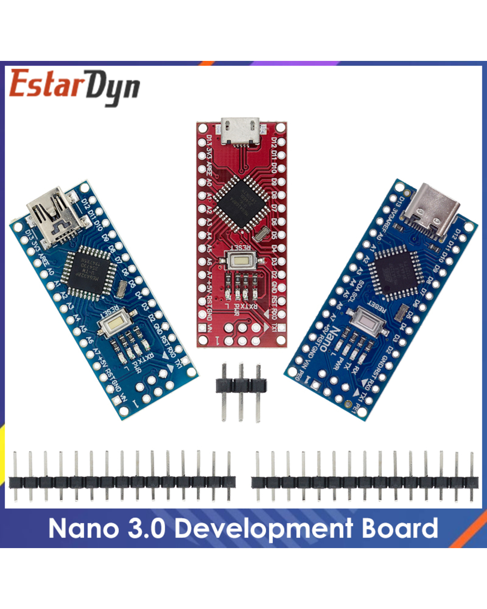 Nano 3.0 Mini Type-C Micro Usb With The Bootloader Compatible Nano Controller For Arduino Ch340 Usb Driver 16Mhz Atmega front-0