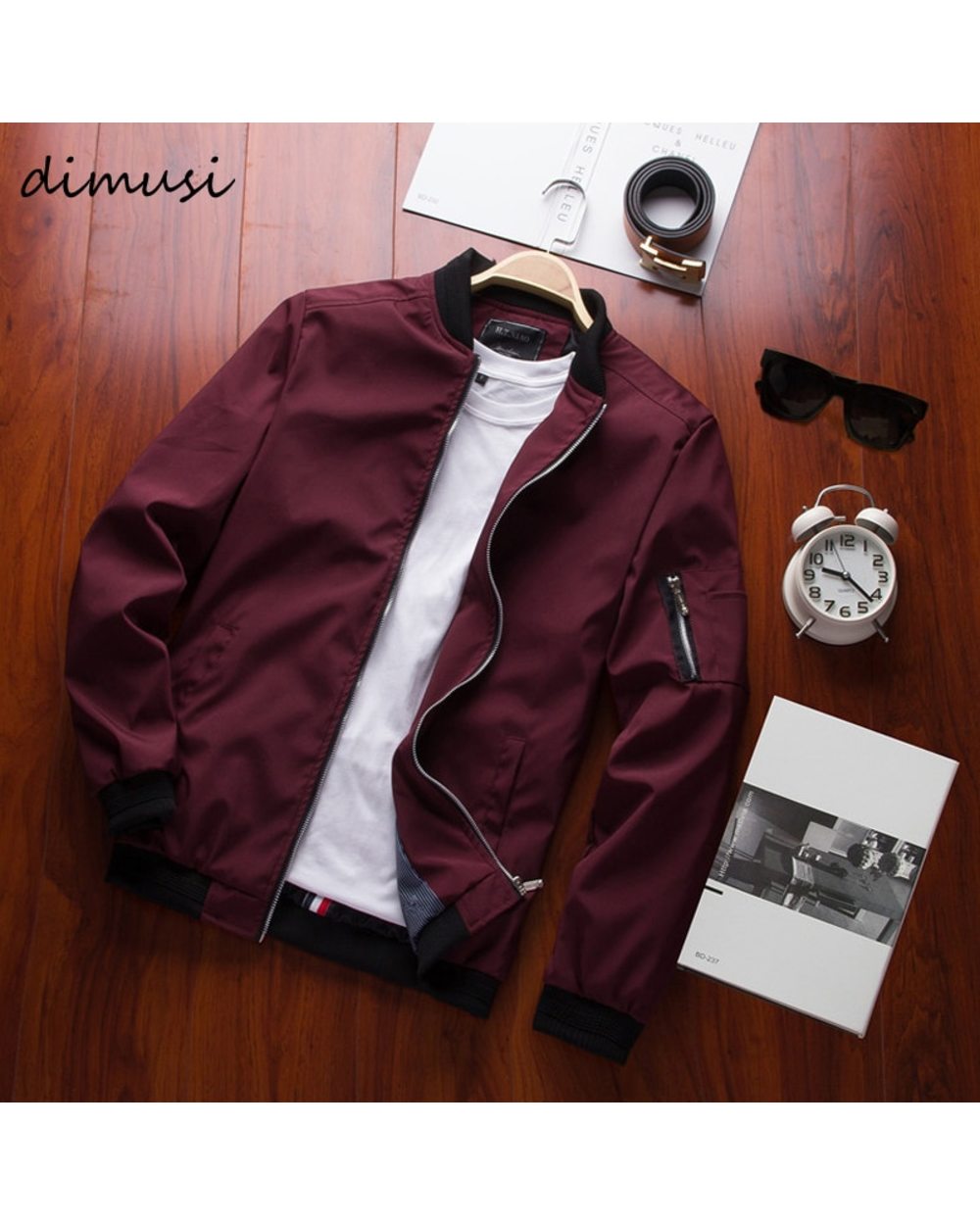 Bomber Zipper Jacket Male Casual Streetwear Hip Hop Slim Fit Pilot Baseball Coats Men Clothing Plus Size 4XL front-0