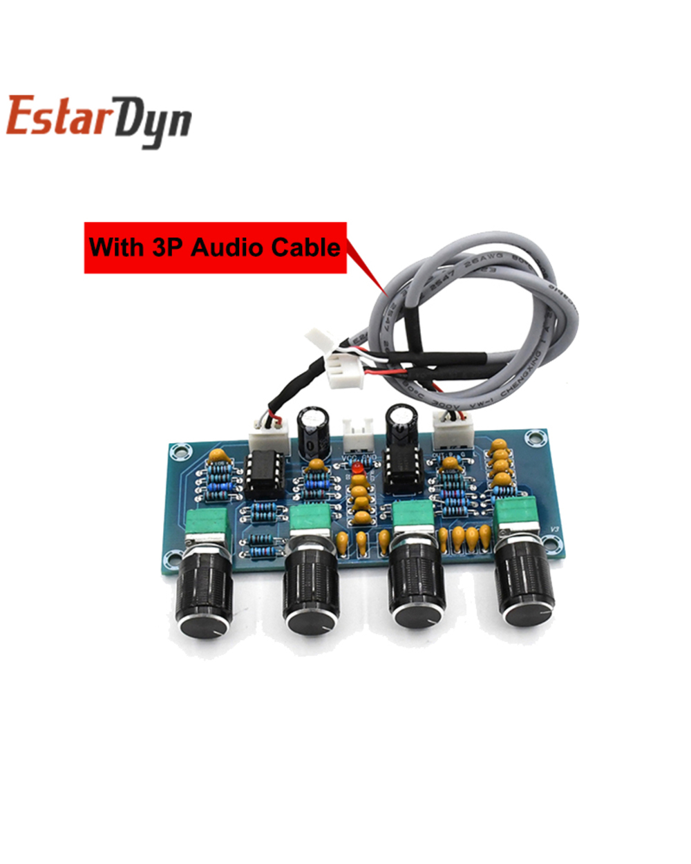 Xh-A901 Ne5532 Tone Board Preamp Pre-Amp With Treble Bass Volume Adjustment Pre-Amplifier Tone Controller For Amplifier front-1