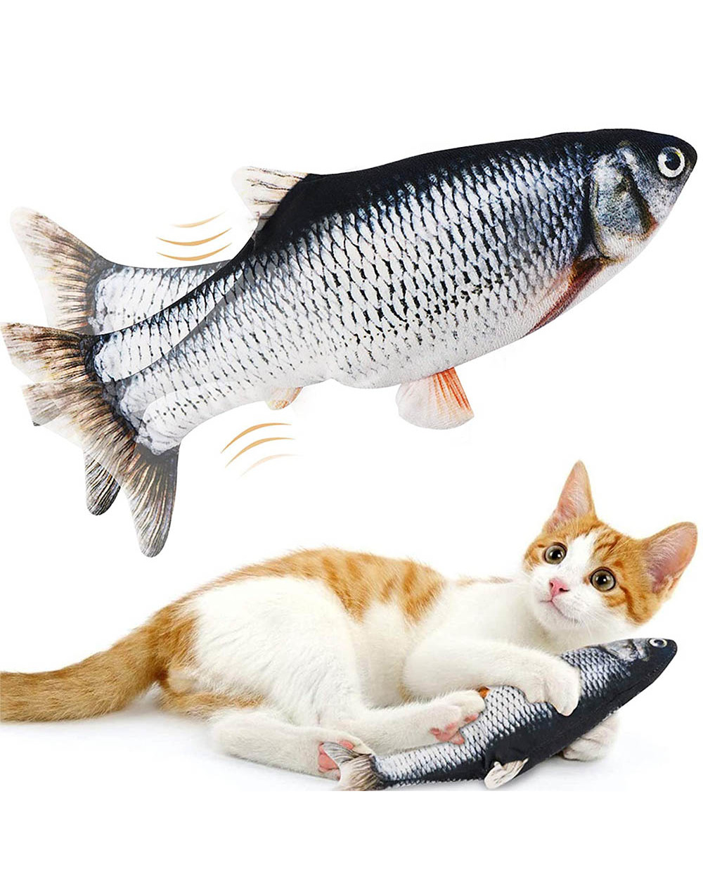 Floppy Fish Cat Toy Moving Fish Toy for Cats front-0