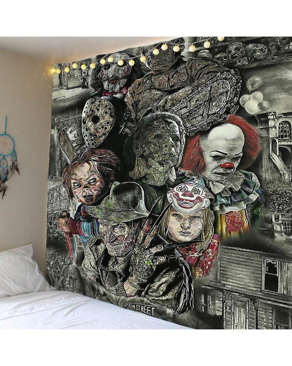 Wall Hanging Horror Story Tapestry Home Decor Living Room Bedroom Tapestry Room Decoration front-3