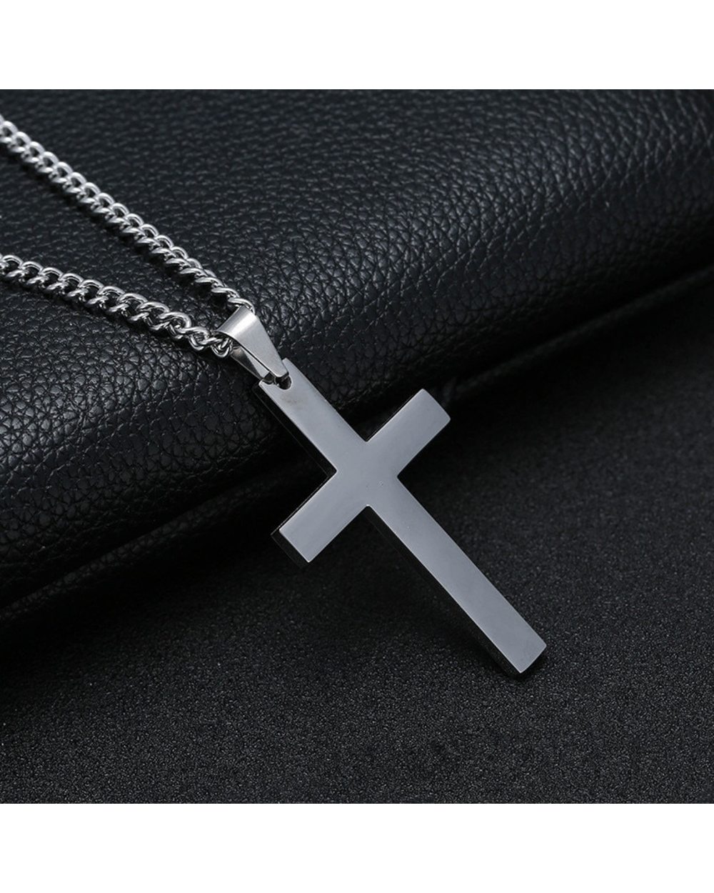 Men's Cross Necklace front-4