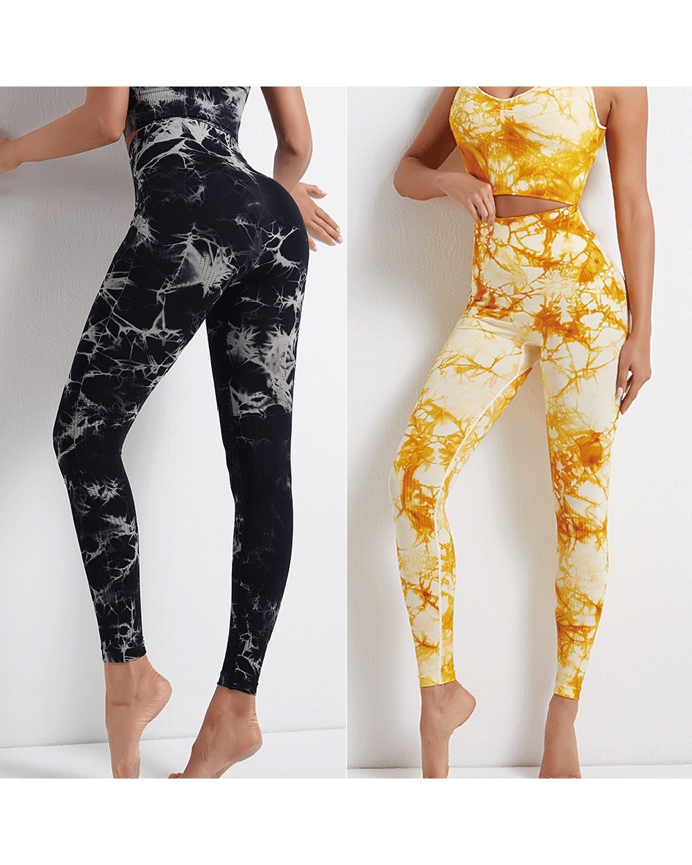 Marble Printed Yoga Pant Seamless Leggings Women High Waist Sexy Tights Butt Lift Workout Fitness front-0