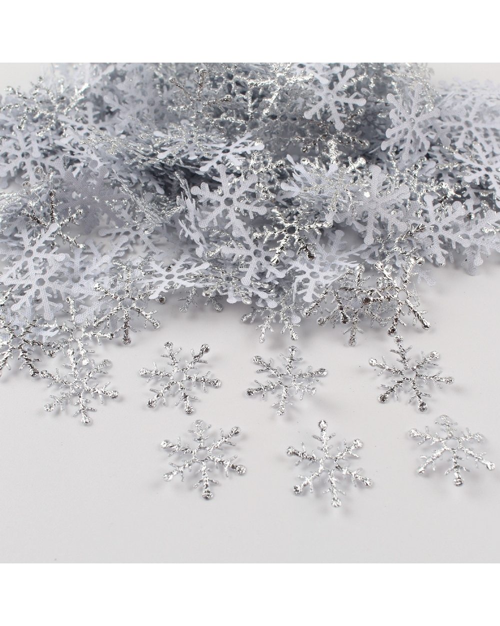 300pcs Christmas Snowflakes Confetti Artificial Snow Decoration Xmas Tree Ornaments Winter Wonderland Noel Home Party front-4