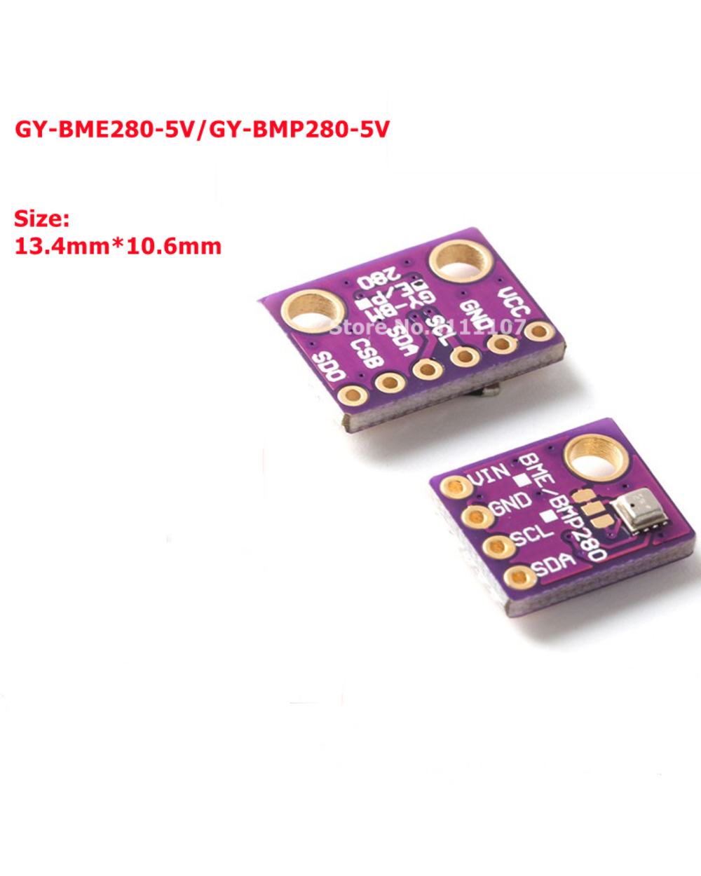 Gy-Bme280-5V Gy-Bmp280-5V Temperature And Humidity Sensor Atmospheric Pressure Sensor Module High Precision front-0