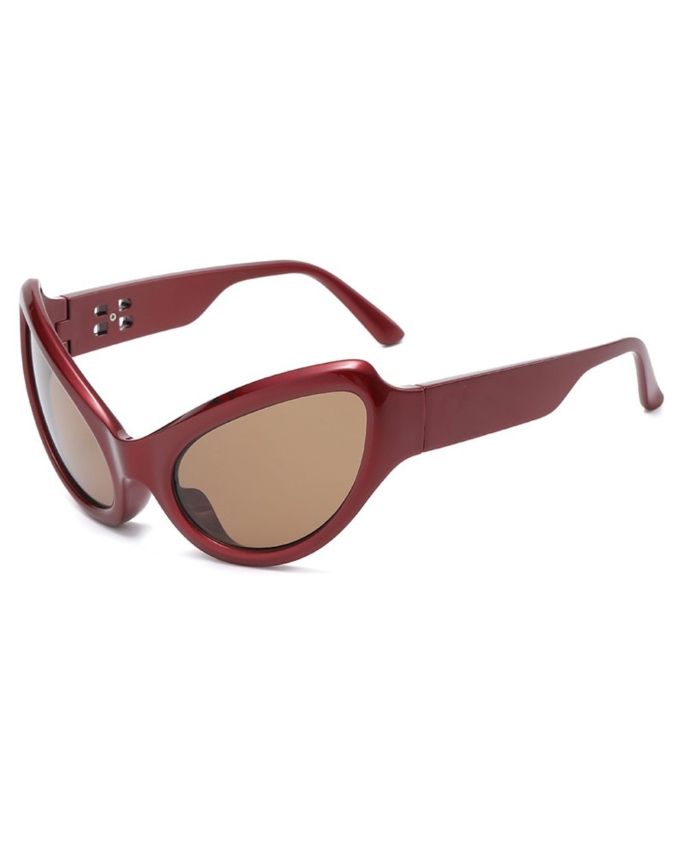Oval Punk Cat Eyes Sunglasses For Women Luxury Brand Designer Y2k Sun Glasses Fashion Shades Goggle Female Uv400 De Sol front-1