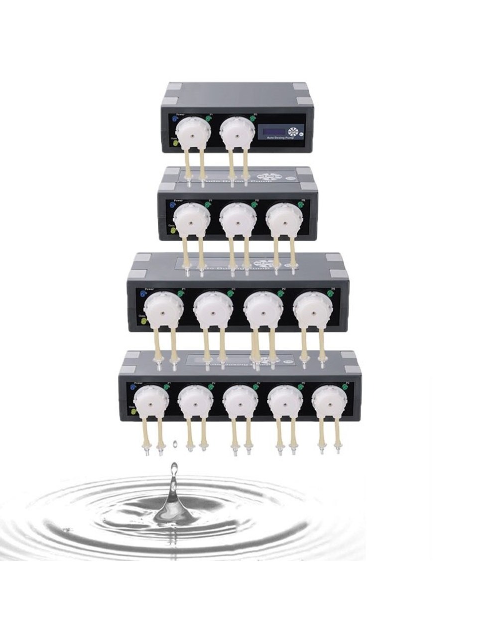 Jebao Doser 4Channel Programmable Auto Dosing Pump Peristaltic Metering Liquid Pumps For