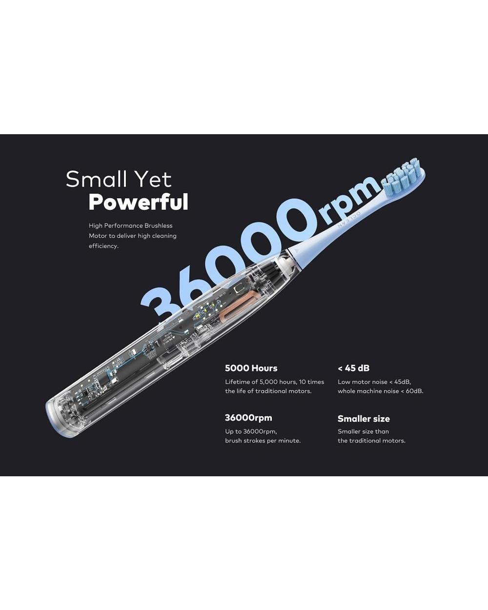 Oclean F1 Sonic Electric Toothbrush Ipx7 Waterproof 3 Modes Charging Ultrasonic Automatic Fast For Adult Smart Tooth Br front-2