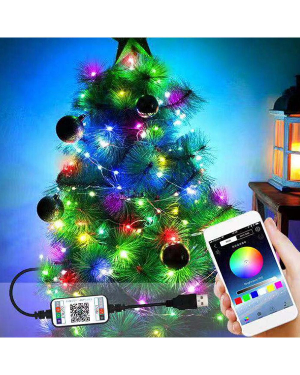 Christmas Decorations LED Smart Light String front-2