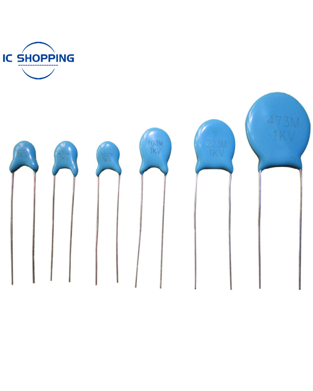 50Pcs 1000V High Voltage Ceramic Capacitor 1Kv 2Kv 3Kv 101K 151K 221K 331K 471K 561K 681K 821K 102M 152M 222M 332M 472M front-1
