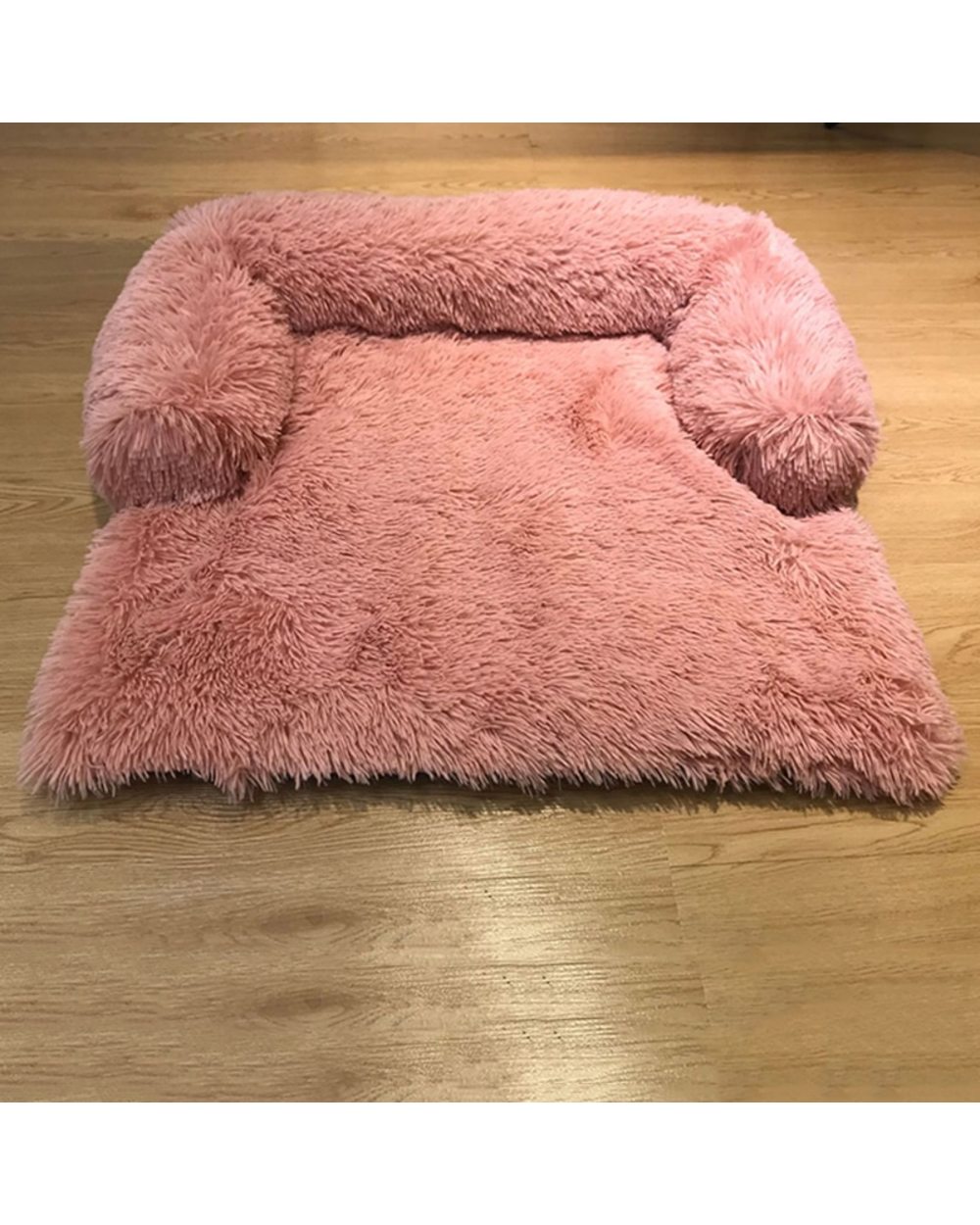 Warm Detachable Pet Dog Cushion Sofa Dog Bed Long Plush Thick Padded Blanket Cushion Household Washable Carpet Dog Bed front-2