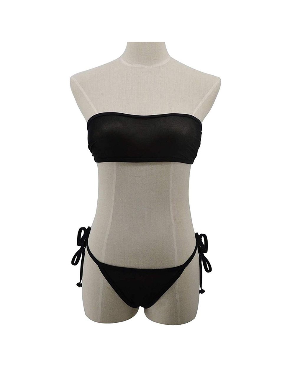 Sexy Hot Micro Transparent High Cut Mini Bikini Set front-1