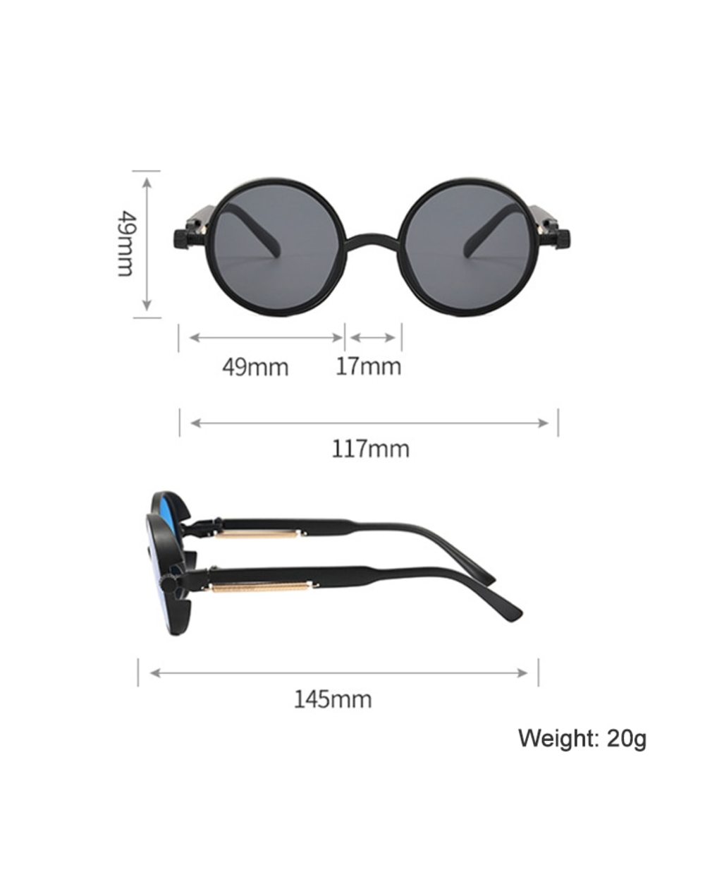 2022 Vintage Sunglasses Men Square Pc Frame Sunglasses Mirror Classic Retro Sun Glasses Women Luxury Summer Eyewear front-4