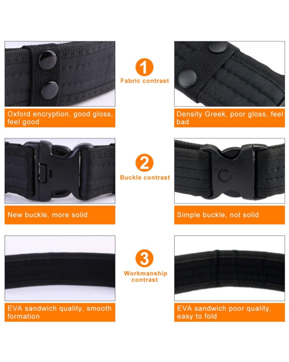 New Army Style Combat Belts Quick Release Tactical Belt Fashion Black Men Canvas Waistband Outdoor Hunting 9 Colors 130 front-5