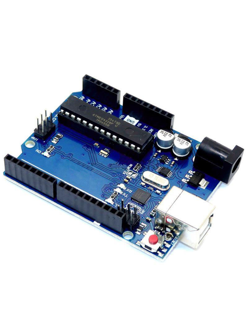 For Uno R3 Official Atmega16u2+Mega328p Chip For Arduino Uno R3 Development Board + Usb Cable front-1