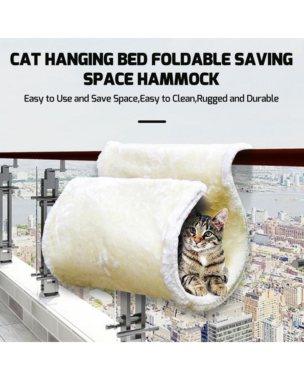 Cat Puppy Hammock Deluxe Cat Radiator Bed Warm And Cosy Puppy Pet Radiator Bed With Strong Frame Easy To Clean Foldable front-4