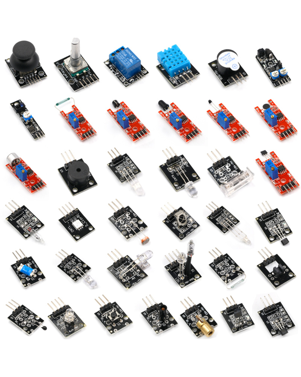For Arduino 45 In 1 Sensors Modules Starter Kit Better Than 37In1 Sensor Kit 37 In 1 Sensor Kit Uno R3 Mega2560 front-4