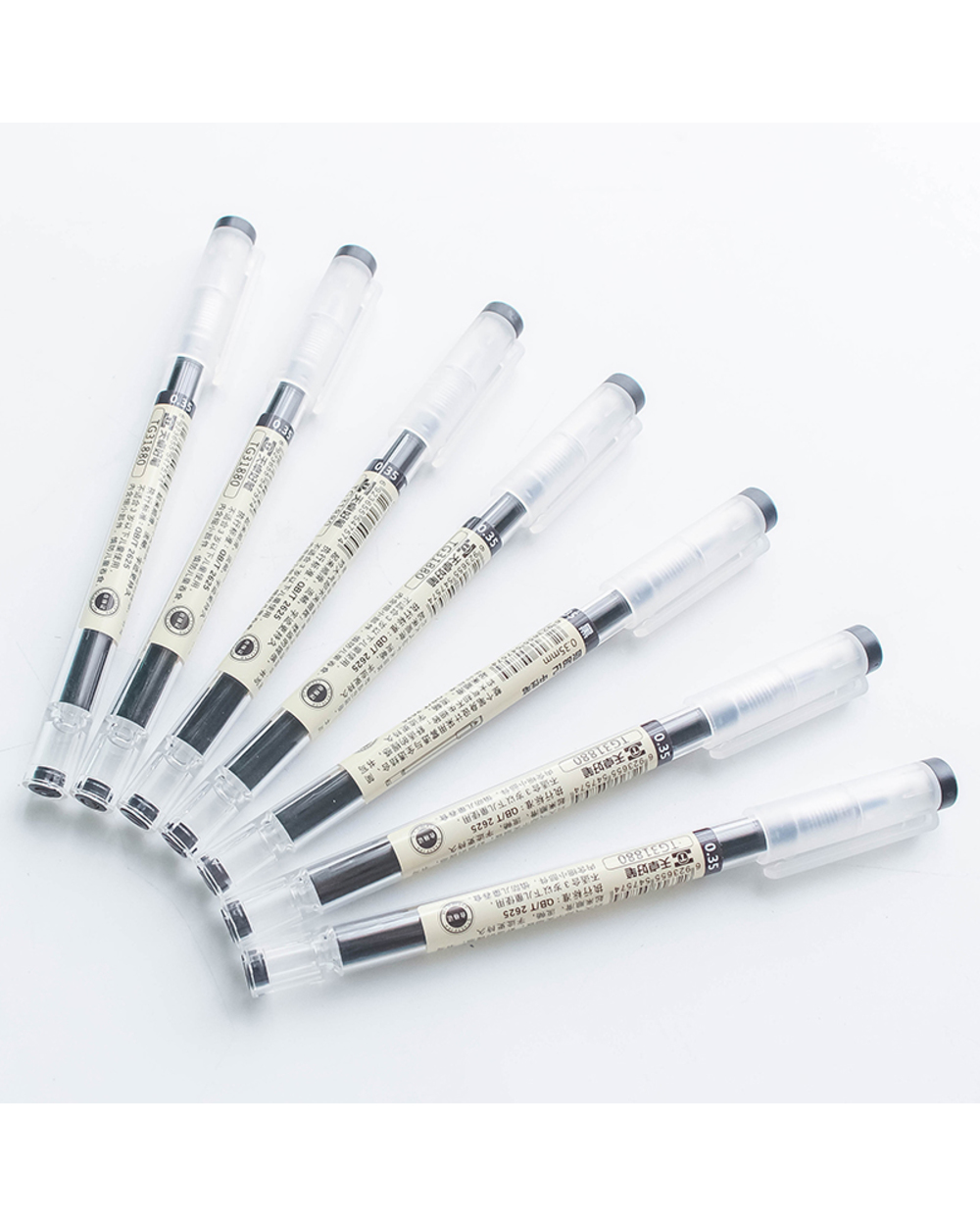 12 Pcs/Set Style Japanese Gel Pen 0.35Mm Black Blue Ink Pen Maker Pen School Office Student Exam Writing Stationery Sup front-2