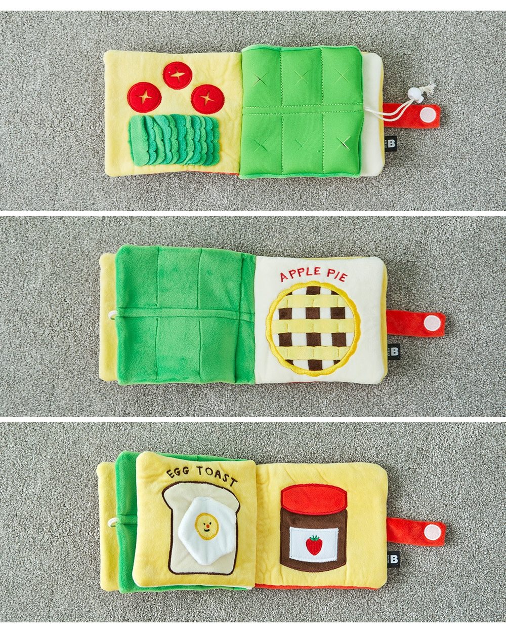Finding Food Dog Toys Cute Squeaking Books Dog Toys Books Pet Interactive Toys Dog Chew Toys Squeaky Dog Cat Plush Toys front-5