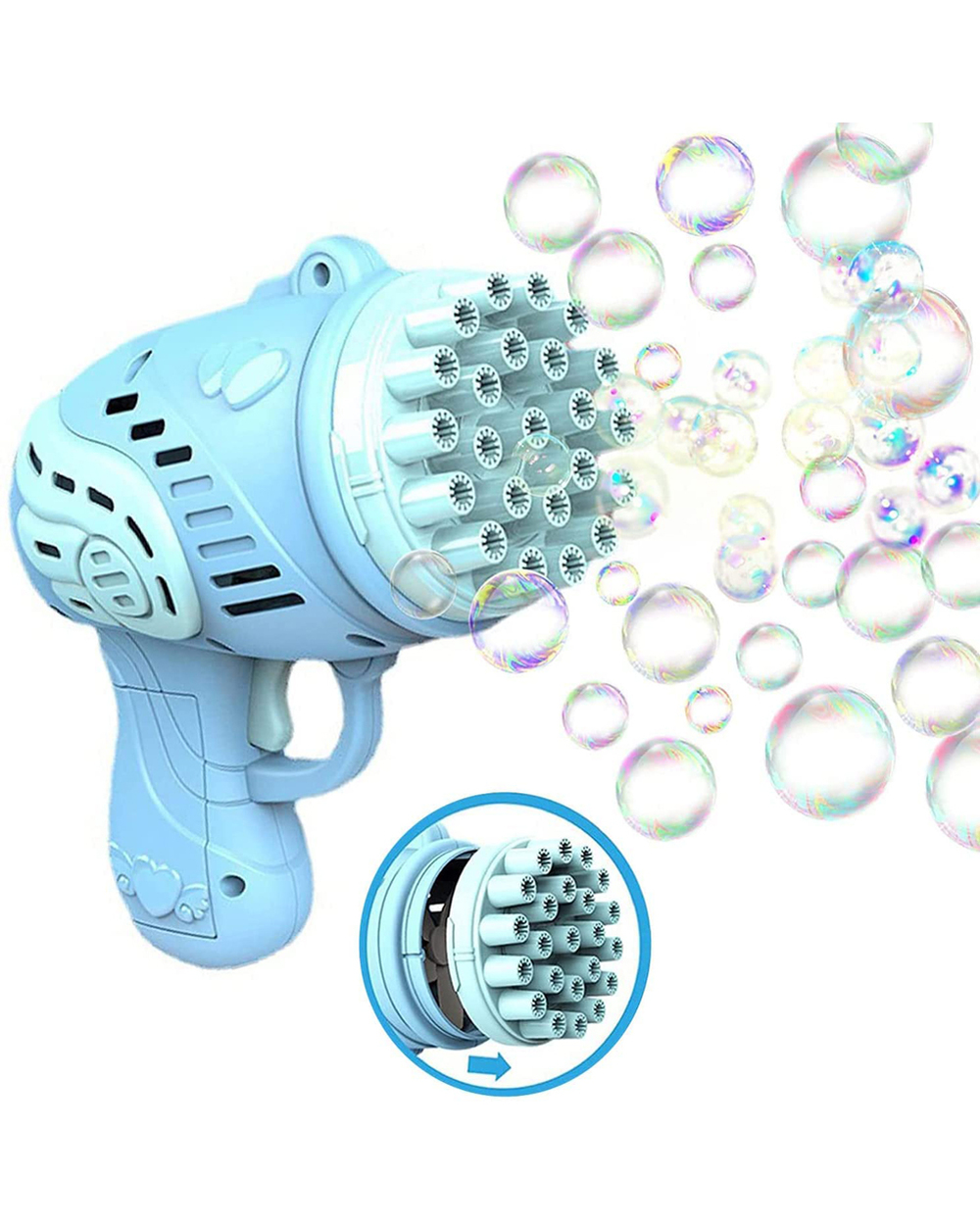 Kids Automatic Water Bubble Machine Gun Toys front-2