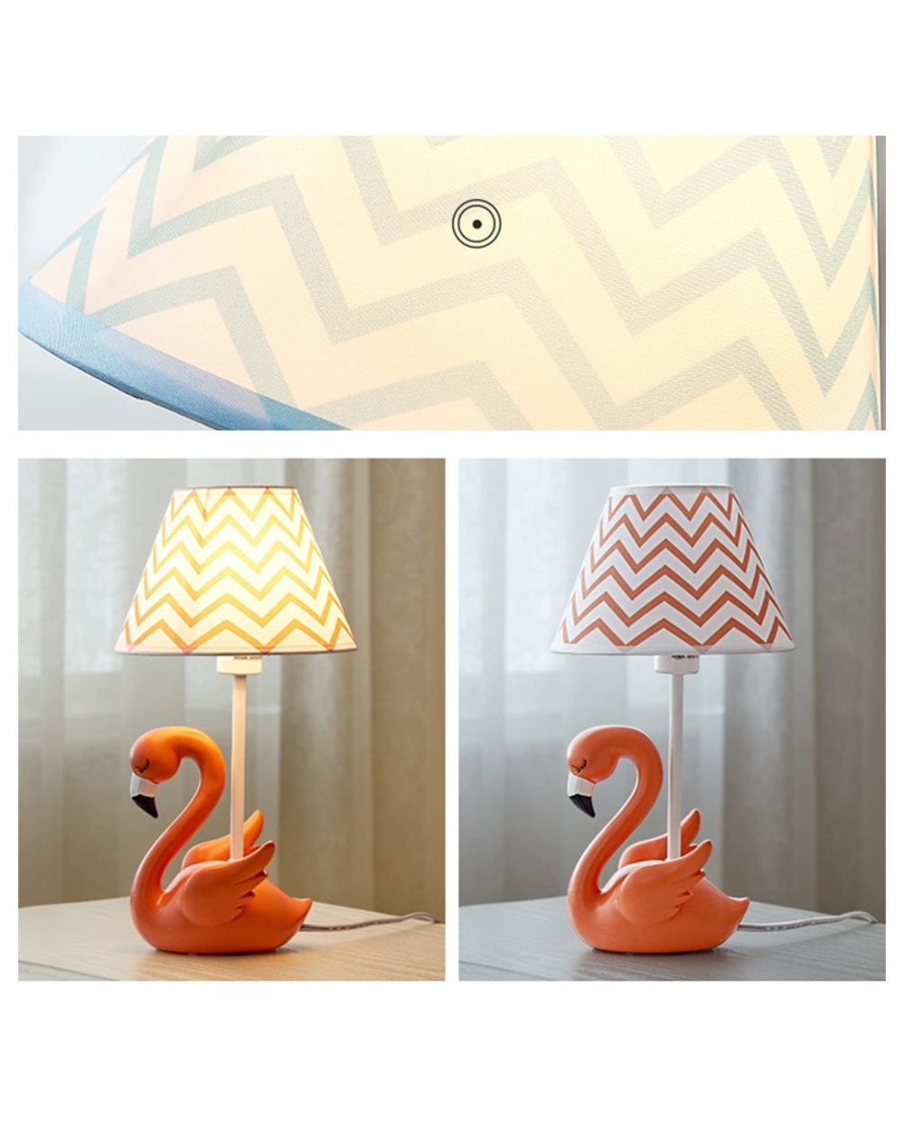Flamingo Table Lamp Reading front-2