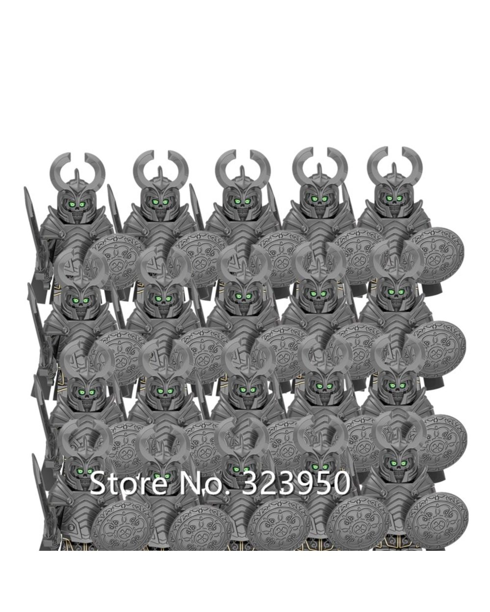 20pc Medieval Knights Group Asgard Figures Accessories Armor Helmets Building Block Educational Toys For Children front-0