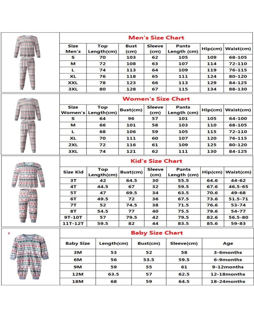 2021 Aldult Christmas Pajamas and Christmas Pajamas for Kids Print Sleepwear Family Matching Christmas Pajamas Sets front-5