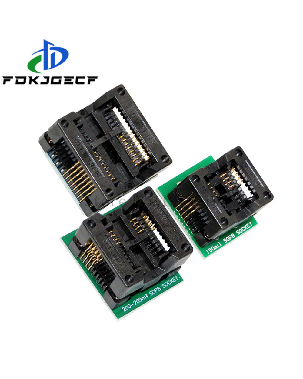 Sop16 To Dip8 Wide-Body Seat Wide 150Mil 200Mil 208Mil 300Mil Programmer Sop8 Adapter Socket For Ezp2010 Ezp2013 Ch341a front-4