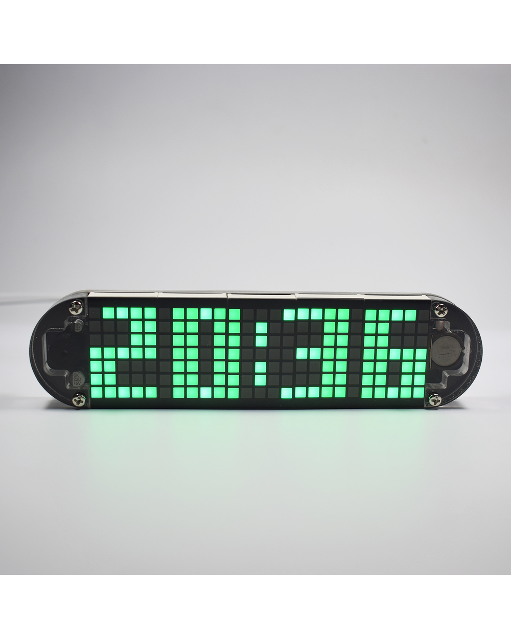Diy Led Dot Matrix Ds3231 Multifunction Alarm Desktop Clock Electronic Kit With Temperature Date Time Holiday Birthday front-2