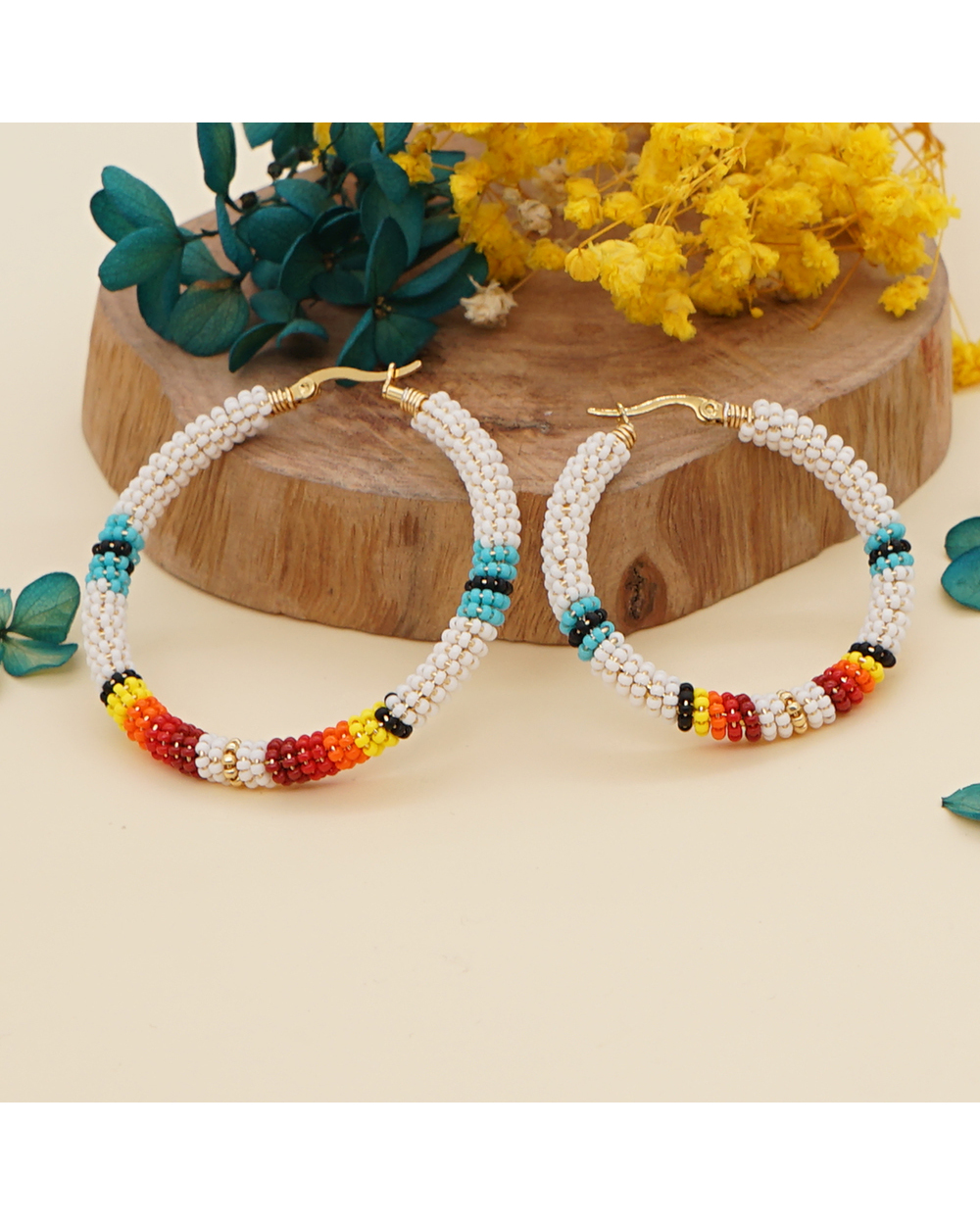 Native Jewelry American Hoop Earrings For Women front-1
