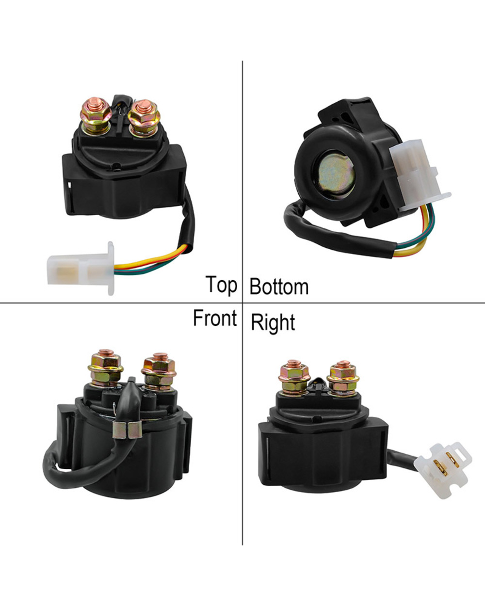 Motorcycle Electrical Starter Solenoid Relay Switches front-4