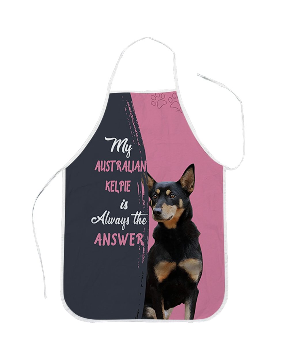 Kitchen Apron 3D Funny German Shepherd Newfoundland Sleeveless Apron for Men Women Cooking Baking front-5
