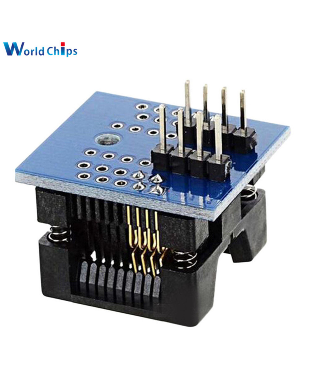 Soic8 Sop8 To Dip8 Ic Socket Wide-Body Seat Wide 150Mil 200Mil Programmer Adapter Socket Blue/Green Smart Electronics front-3