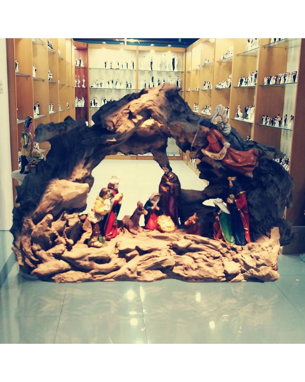 Nativity Scene SET Christmas Gift Holy Family Statue Christ Jesus Mary Joseph Catholic Figurine Xmas Ornament Home Decor front-1